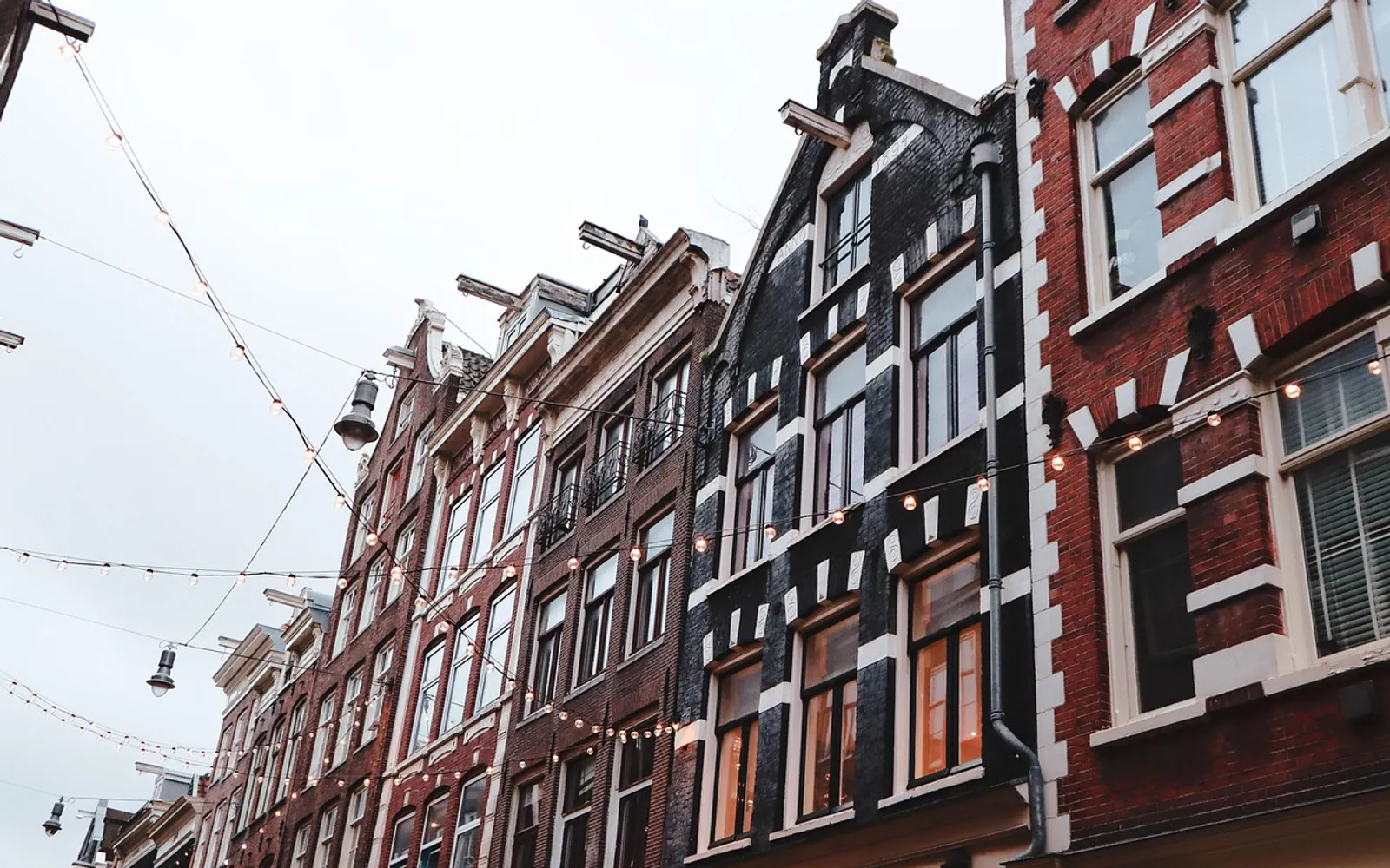 Street, amsterdam and lights