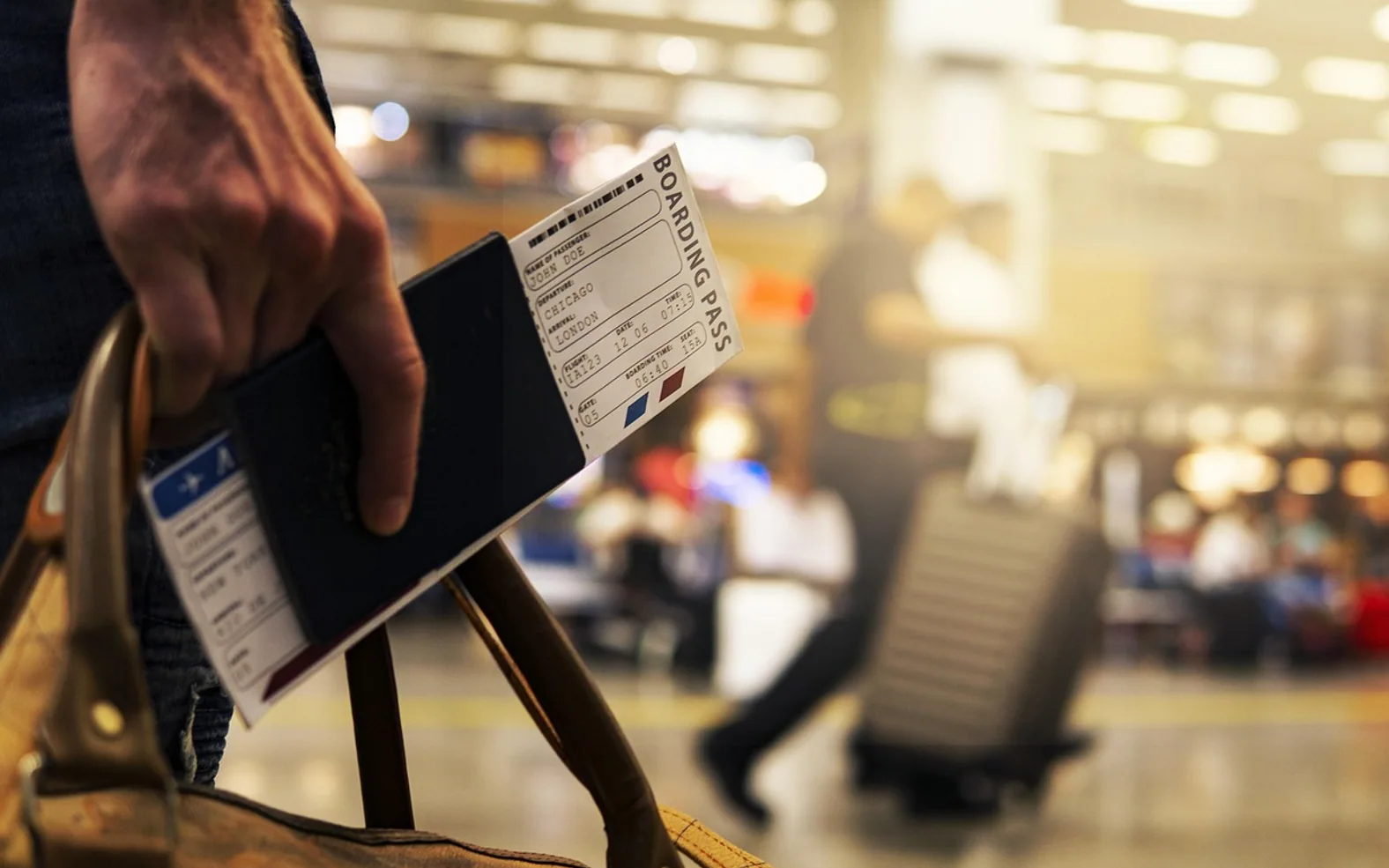 Merry christmas, boarding pass and travel