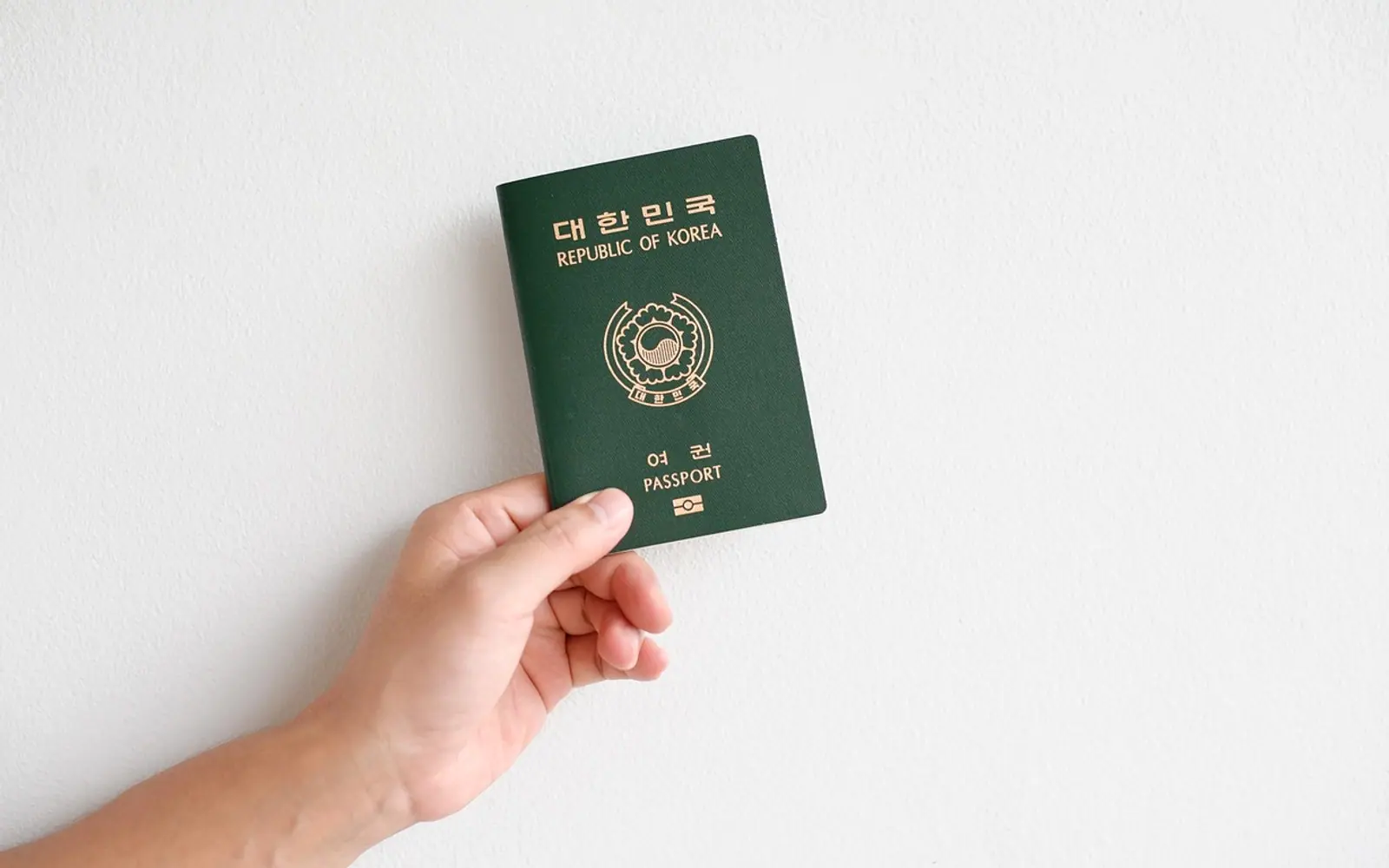Travel, passport and korean passport