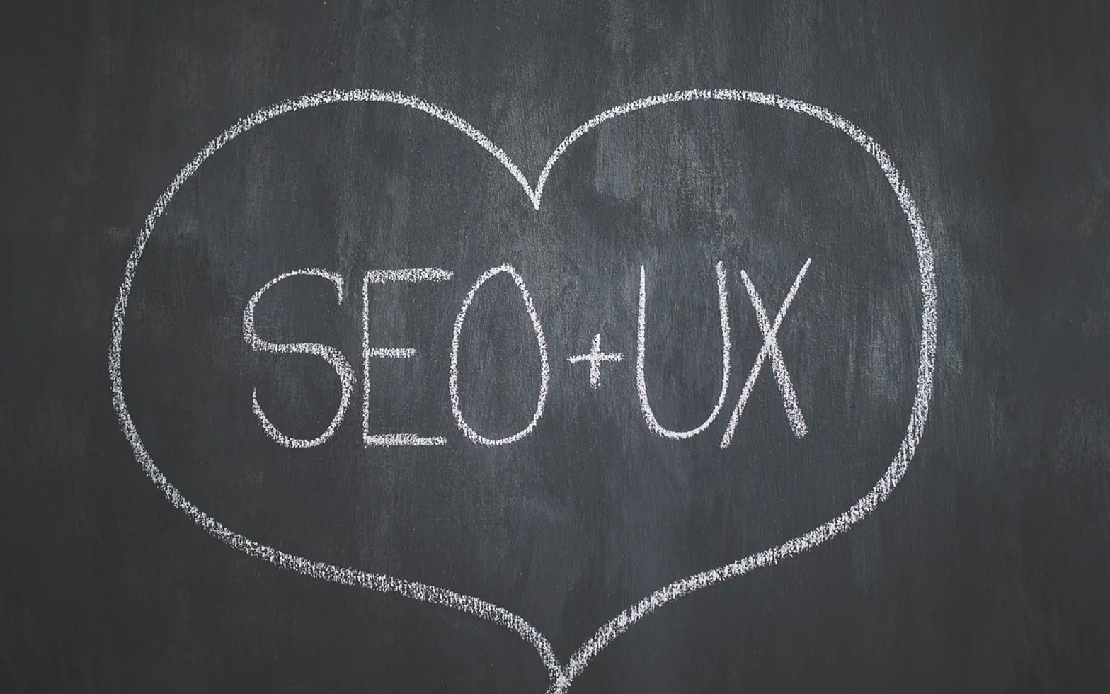 Chalk, chalkboard and seo